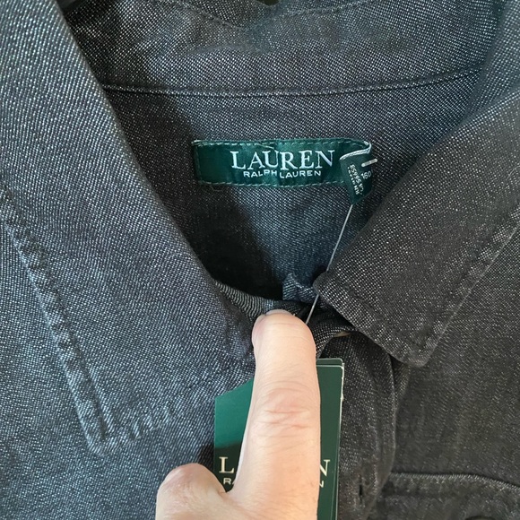 Ralph Lauren Utility Denim Shirt Dress - Picture 5 of 6